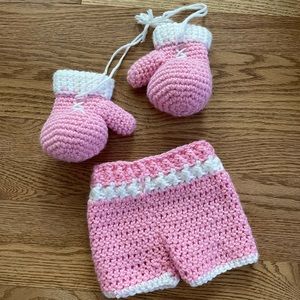 Baby Boxer Outfit - Pink (NB)